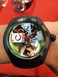 CORUM 崑崙 47mm不鏽鋼PVD錶殼 泡泡錶 撲克 POKER 全球限量88只 未使用新品盒單齊全