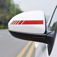 2Pcs Car Styling Auto SUV Vinyl Graphic Car Sticker Rearview Mirror Side Decal Stripe Car Body Decals 15.3 * 2cm