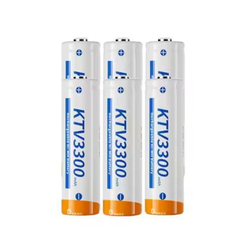 6PCS AA rechargeable batteries 1.2V 3300mAh USB Charger for Wall clock LED ceiling lights Keyboard F