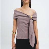 7j Nine Studio - Arthe Top in Taupe