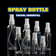 Transparent Spray Bottle Plastic Bottle Travel Bottle Set Sprayer Bekas Plastik Botol Semburan
