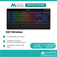 CORSAIR K57 RGB Wireless/Wired 2.4GHz/Bluetooth Gaming Keyboard with 6 Dedicated Macro Keys CH-925C0