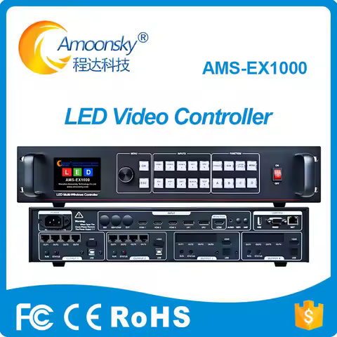 EX1000 LED Video Controller Similar to Novastar VX400 VX600 VX1000 All in One LED Wall Display Proce