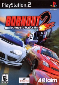 PS2 Burnout 2 - Point of Impact , Dvd game Playstation 2