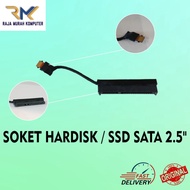 Kabel Konektor Fleksibel Hardisk / SSD SATA Laptop Lenovo HP Asus Dell