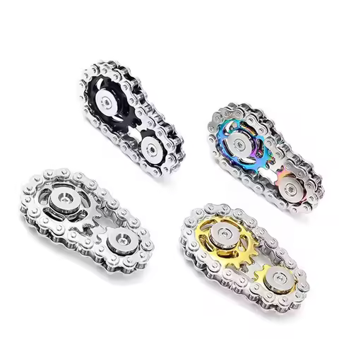 Metal Chain Gear Palm Spinner Fidget Toys Fidget Spinner Office Stress Relief Toys Hand Spinner EDC 