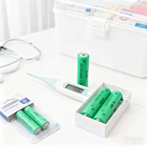 1.2V AA 600mAh NiMH Rechargeable Battery, Universal Eco-Friendly Power for Household Electronics