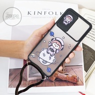 Softcase slide camera + tali for oppo reno 6 4g | a54 | a16 | a1k | a3s | samsung a22 4g | a12 | a03