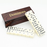 Domino28Melamine Dominoes Boxed Indoor Board Game Wooden Packaging Chess and Card Game Toy Double Si