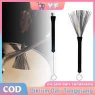 Stainless Steel Drum Brush Stick Cajon Brush Stick
