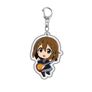 Bandai | K-On! Anime Keychain Acrylic Charm Hirasawa Yui Tainaka Ritsu Kotobuki Tsumugi Mio Akiyama 