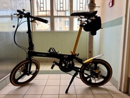 DAHON K3plus|全黑特別版｜摺車｜單車｜可換brompton或birdy