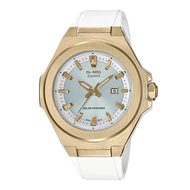 Casio Baby-G(MSG-S500G-7ADR) White Resin Strap Shock Resistant  Solar 100 Meter Watch