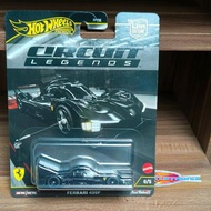 Hot wheels ferrari ferrari chase 499p premium car culture black.blacm club red line exclusive rare c