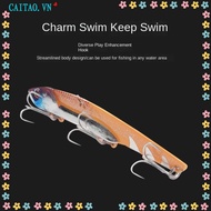 CAITAO 1Pcs Hard Squid Bait, Metal 10.5cm 35g  Fishing Lure, Universal Jigging Sinking Wobblers Arti