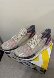 Adidas UltraBOOST 19 運動 慢跑鞋 軟Q好穿搭 米白 編織 襪套鞋型