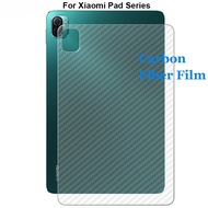 For Xiaomi Book Pad 5 6 Pad5 Pro 12.4 3D Carbon Fiber Rear Back Film Stiker Screen Protector (Not Tempered Glass)