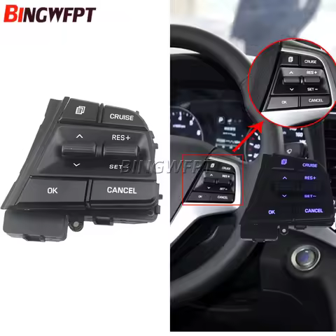 Hight Quality Car Cruise Control Steering Wheel Buttons Switch For Hyundai Elantra 1.6L 2017 2018 96