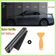 【100%Authentic】 50cm*3m 15% VLT Black Pro Car Home Glass Window Tint Tinting Film Roll