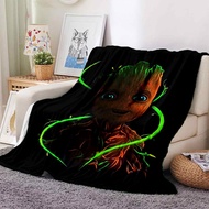Groot Marvel Blanket Sofa Office Nap Air Conditioning Car Bedding Soft Keep Warm Can Be Customized J4