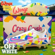 Wingz Crazy Crush PRO รองเท้าสตั๊ดหุ้มข้อ  รุ่น Crazy Knit Crazy Knit Lacelless มีเชือกและไร้เชือก