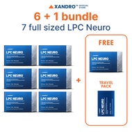 LPC Neuro [B6G1 + LPC Travel Pack] | High Bioavailability, Omega-3 for the Brain, Brain Health, Eye 