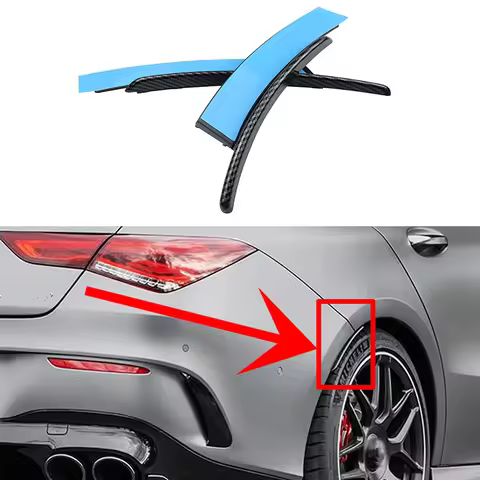 Carbon Fiber For Mercedes W118 C118 CLA45 CLA180 CLA200 CLA250 AMG 2020+ Rear Bumper Fender Flare Ex