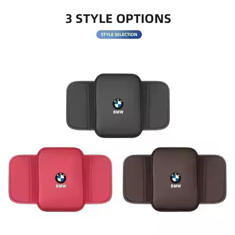 Car Armrest Mat Center Console Leather Protection Cushion For BMW E30 E38 E39 E46 E60 E61 E90 X5 X6 
