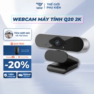 Q20 Laptop PC Webcam with Mic, Super Sharp, High-end Computer Webcam Supports Lighting for Online Le