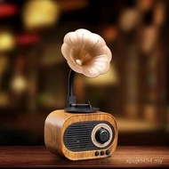 Portable Wireless Audio Card Home Bluetooth Speaker Creative Mini Radio Retro Indoor b5 Gift T40A