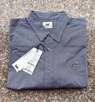 Lee เสื้อเชิ้ต แขนยาว ผู้ชาย  ผ้าไม่ยืด ผ้านุ่มบางเบา ทรงโอเวอร์ไซส์ ของแท้จากช็อป