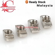 T Nut Rhombus Hammer T Nut Hammer Head Fasten Nut Connector T  For EU 2020 3030 4040 Series Aluminiu