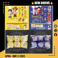 <門市同步發售> 24年4-5月新貨！全新未開封 Bandai Gashapon Online 海賊王 One Piece 惡魔果實扭蛋 第十六海戰 SET / 第十七海戰 SET (全六款) 路飛 