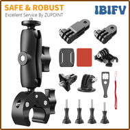 IBIFV Sports Video Camera Accessories Action Camera Kit Bicycle Motorcycle Helmet Handlebar Holder Set for GoPro Insta360 DJI OSMO QEVBE