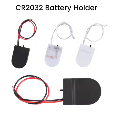 CR2032 Button Coin Cell Battery Socket Holder Case High quality DIY Battery Storage Box With ON-OFF