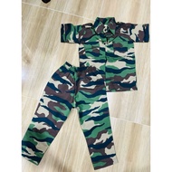 Baju Uniform Kanak Kanak Askar Celoreng