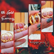 10k Gold Loop or Hoop Earrings for Women Gold Earrings Earring