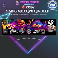 MSI MPG 491CQPX QD-OLED Gaming Monitor - DQHD 1800R QD-OLED 240Hz 0.03ms(GTG)