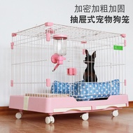 Dog Cage Small and Medium Dogs Indoor Teddy with Toilet Pet Dog Cat Cage Rabbit Cage House Isolation Fence Dog Crate 1