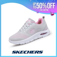 Skechers รองเท้าผ้าใบผู้หญิง Go Walk 6 - รองเท้าผ้าใบเนื้อนุ่มแวววาว SK030701