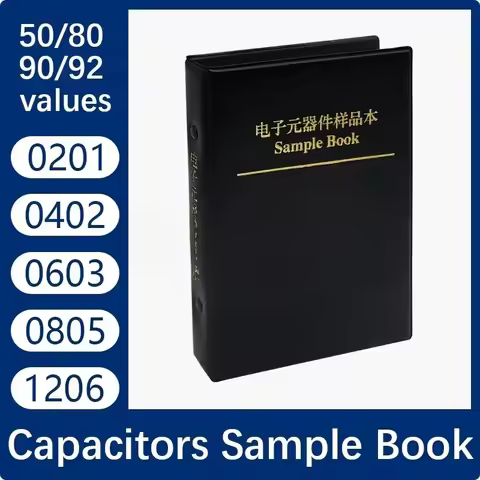 0201 0402 0603 0805 1206 SMD Capacitor Sample Book Chip Capacitance Assortment Set DIY Pack 50/80/90