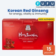 Jung Kwan Jang Korea Red Ginseng Hong Sam Won Halal 正官庄高丽红参元饮- 50ml x 15 pouches