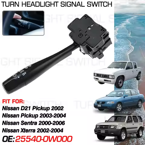 For Nissan Navara D21 Pickup 2002 Nissan Pickup 2003-2004 Car Headlight Steering Column Switch 25540
