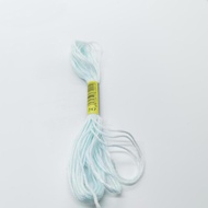 8 Skeins DMC Color 747 Sky Blue - Very Light Embroidery Floss Premium Cotton DIY Crafts 8 Meters