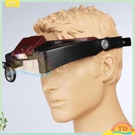 Head magnifier zoom 1.5 times, 3x, 8.5x, 10x, with light [red border]
