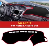 For Honda Accord 9th 2013 2014 2015 2016 2017 Accord 9 Car Dashboard Sun Shade Cover Instrument Desk