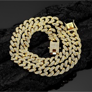 richthestore สร้อยคอทองคนโคตรรวย thug life ทองฮิปฮอป Hip-hop แฟชั่น props เครื่องประดับ คอโซ่ทอง พร้