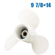 Propeller 9 7/8x14-F For Yamaha Outboard Engines 20HP 25HP 30HP F20 F25 F45 10 Tooth Spline RH 664-4