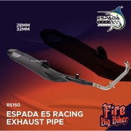 Espada Racing E5 Muffler Exhaust Pipe Manifold 28mm 32mm Honda RS150 Ekzos ESPADA Exhaust E5 RS150 E
