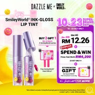 [Limited Edition]  DAZZLE ME X SmileyWorld Ink-Gloss Lip Tint 12H Gloss Stain KIssproof & Waterproof